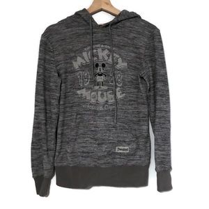 Disney Parks hoodie gray Mickey XS